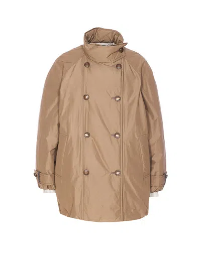 Brunello Cucinelli Coatsjackets In Brown