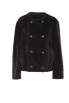 Brunello Cucinelli Coats In Brown