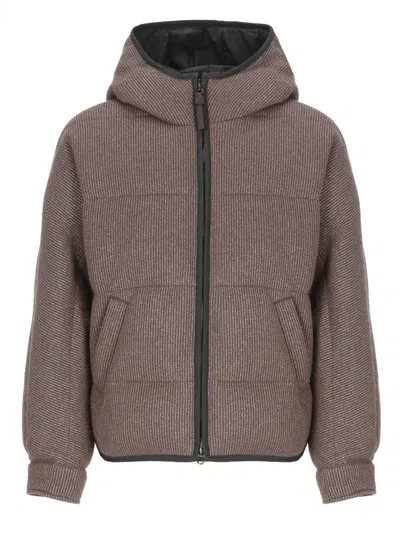 Brunello Cucinelli Coats In Brown