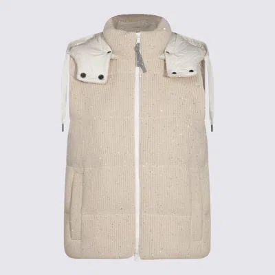 BRUNELLO CUCINELLI COATS BURRO