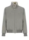 BRUNELLO CUCINELLI BRUNELLO CUCINELLI COATS GREY