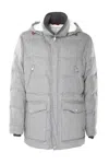 Brunello Cucinelli Jacket  Men Color Grey 1 In Grey