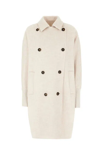 Brunello Cucinelli Coats In White