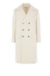 Brunello Cucinelli Men One-and-a-half-breasted Coat In Neutral