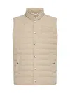 Brunello Cucinelli Lightweight Down Jacket Jackets Beige In Neutral
