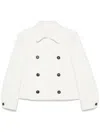 Brunello Cucinelli Cropped Jacket In White