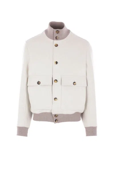 Brunello Cucinelli Coats In White