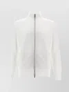 Brunello Cucinelli Collar High Zip Cardigan With Side Pockets
