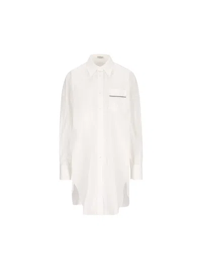 BRUNELLO CUCINELLI COLLARED LONG-SLEEVED SHIRT