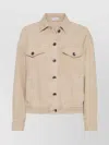 Brunello Cucinelli Collared Neck Jacket Buttoned Cuffs