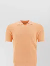Brunello Cucinelli Collared Polo Shirt Ribbed Texture