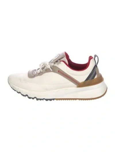 Pre-owned Brunello Cucinelli Colorblock Pattern Sneakers In Neutral
