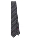 Brunello Cucinelli Striped Silk Tie