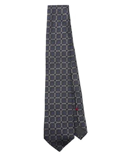Brunello Cucinelli Colored Tie Accessories In Grey