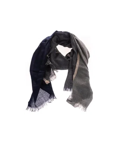 Brunello Cucinelli Colour-block Knitted Scarf In Black