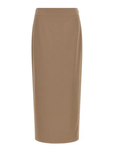 BRUNELLO CUCINELLI COLUMN LONG SKIRT