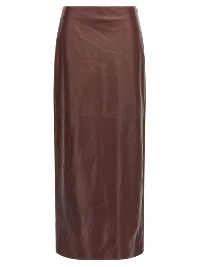 BRUNELLO CUCINELLI COLUMN LONG SKIRT