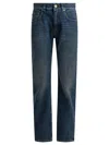 Brunello Cucinelli Blue Cotton Jeans In Blue