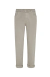 Brunello Cucinelli Comfort Denim Trousers In White
