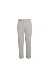 Brunello Cucinelli Comfort Gabardine Trousers In Gray