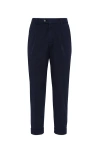 Brunello Cucinelli Comfort Gabardine Trousers In Multicolor
