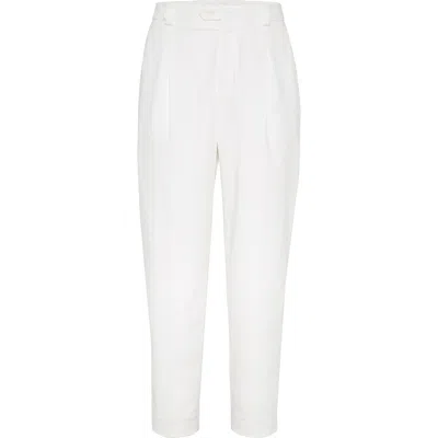 BRUNELLO CUCINELLI BRUNELLO CUCINELLI COMFORT GABARDINE TROUSERS