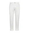 Brunello Cucinelli Corduroy Leisure Fit Pants In White