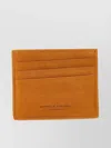 Brunello Cucinelli Compact Suede Card Holder