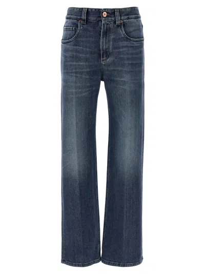 Brunello Cucinelli Contemporary Loose Jeans In Blue