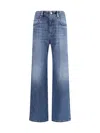 Brunello Cucinelli Women Contemporary Loose Jeans With Monile In Blue