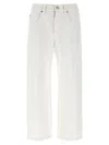 Brunello Cucinelli Contemporary Square Jeans White In White