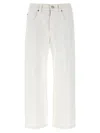 Brunello Cucinelli Contemporary Square Jeans White In White