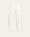 Brunello Cucinelli Contemporary Square Straight-leg Capri Jeans In White