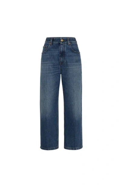 Brunello Cucinelli Contemporary Square Trousers In Blue