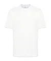 Brunello Cucinelli Crew-neck Cotton T-shirt In White