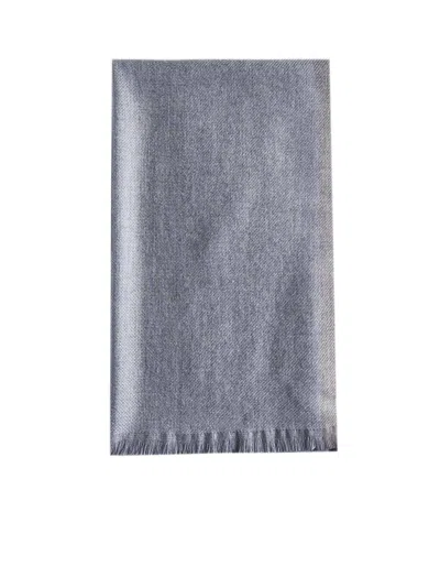 Brunello Cucinelli Scarf In Grey