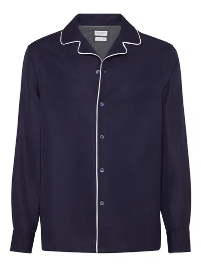 Brunello Cucinelli Shirt With Camp Collar