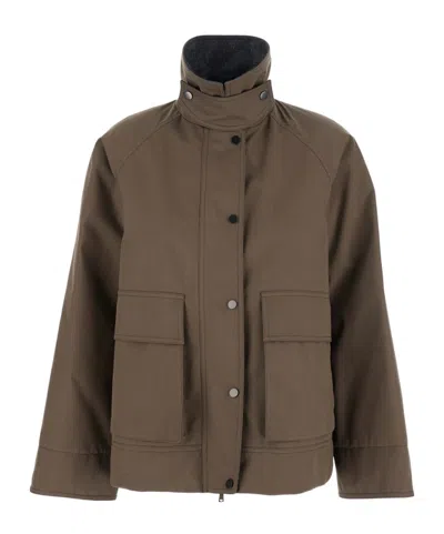 BRUNELLO CUCINELLI BRUNELLO CUCINELLI HIGH NECK JACKET