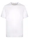 Brunello Cucinelli Contrasting Edges T-shirt In White