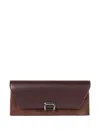 Brunello Cucinelli Contrasting-flap Clutch Bag