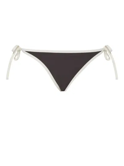 BRUNELLO CUCINELLI CONTRASTING-TRIM BIKINI BRIEFS