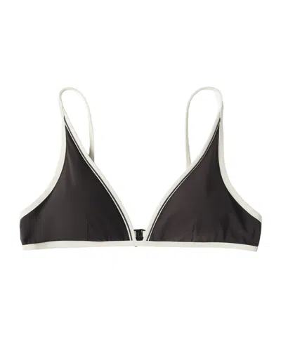 Brunello Cucinelli Contrasting-trim Bikini Top