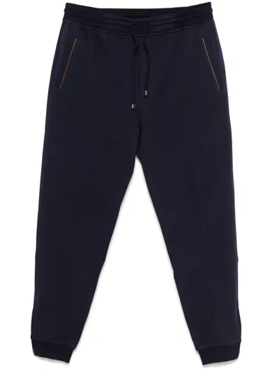 BRUNELLO CUCINELLI CONTRASTING-TRIM TRACK PANTS