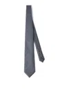Brunello Cucinelli Stripe-detailing Tie In Grey