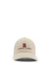 Brunello Cucinelli Men Corduroy Baseball Hat In Neutral