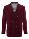 Brunello Cucinelli Uconstructed Blazer In Purple