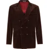 Brunello Cucinelli Brown Double-breasted Jacket In Brown