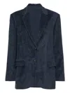 Brunello Cucinelli Corduroy Blazer In Multi