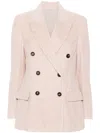 Brunello Cucinelli Corduroy Blazer In Neutrals