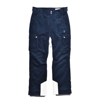 Brunello Cucinelli Corduroy Cargo Pants In Blue
